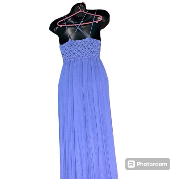 Free People Adella Maxi Slip Sapphire Periwinkle Size Small - Picture 7 of 12